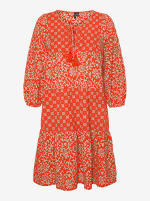 Vero Moda VMMAYA Korte jurk -Spicy Orange - 10276300