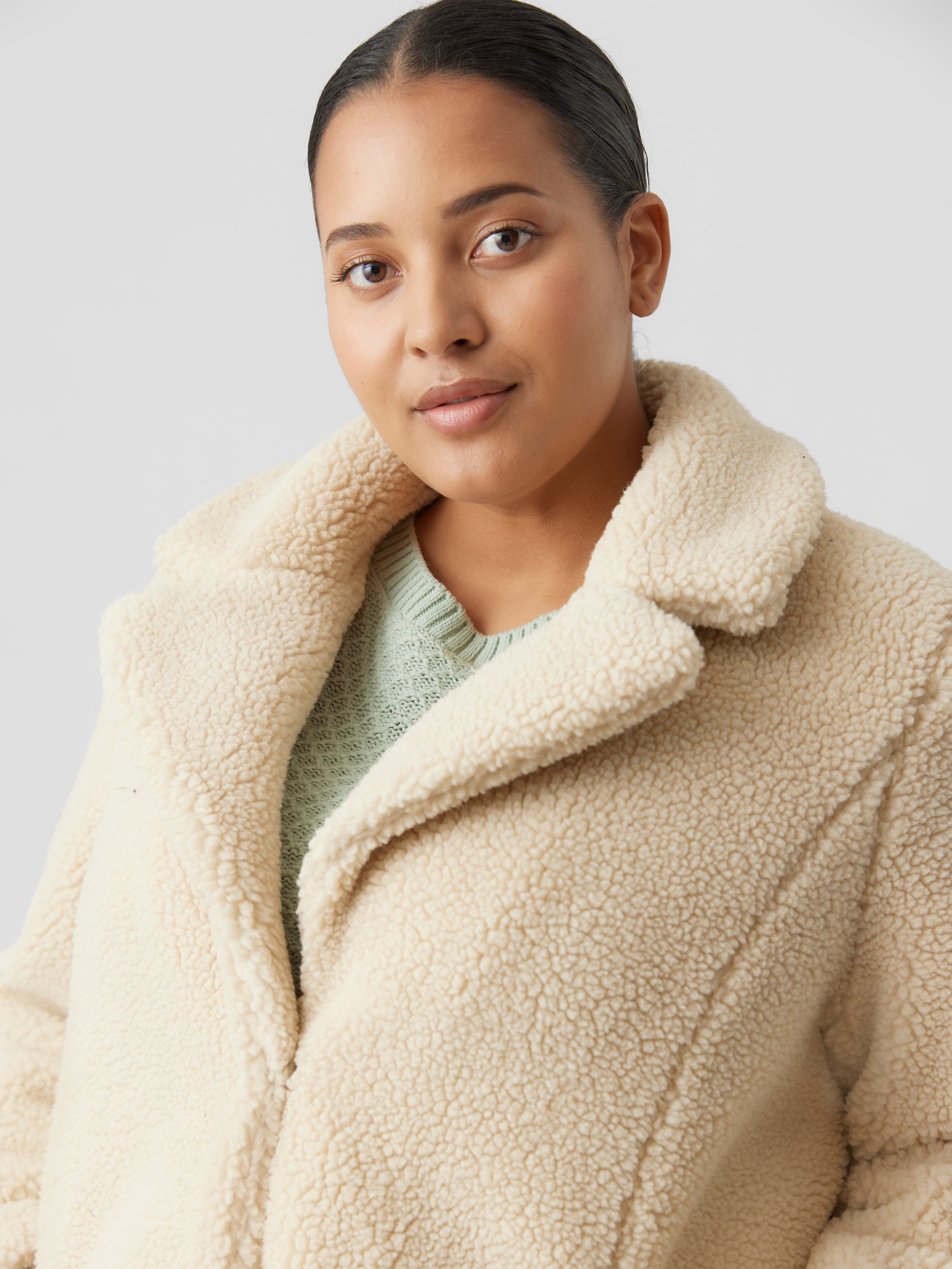 curve teddy coat
