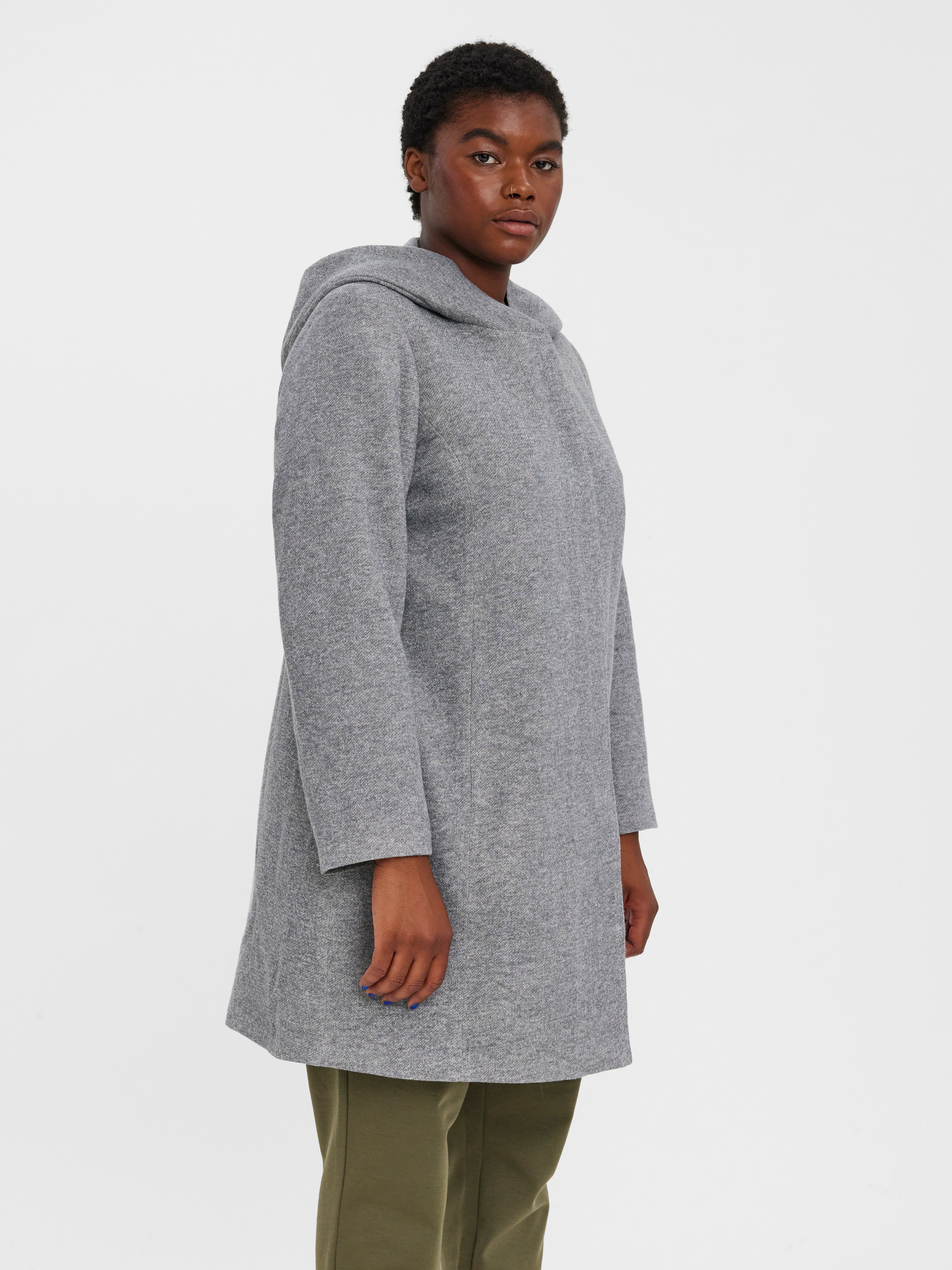 pale grey coat