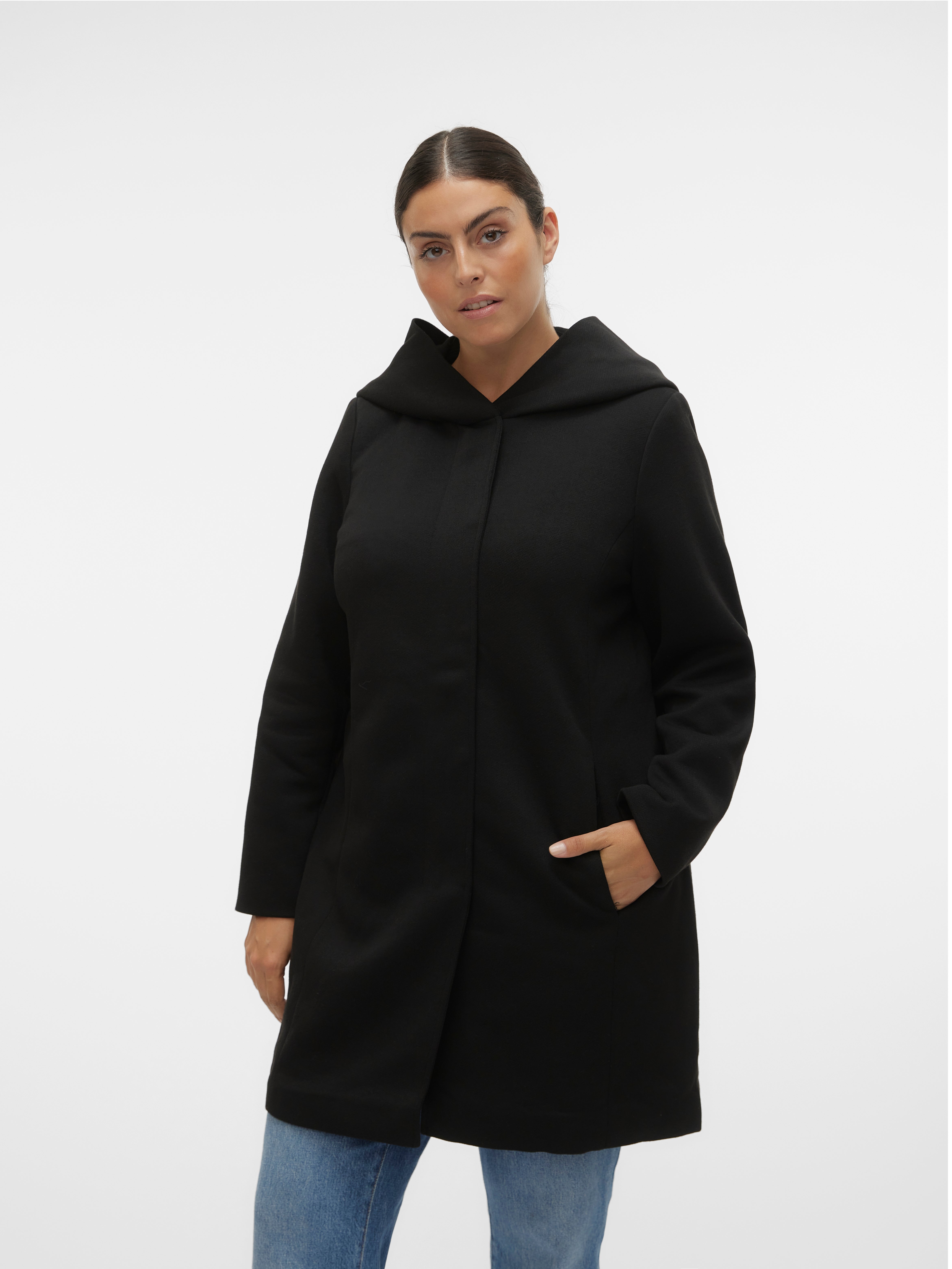 Vero moda hooded hot sale wool coat