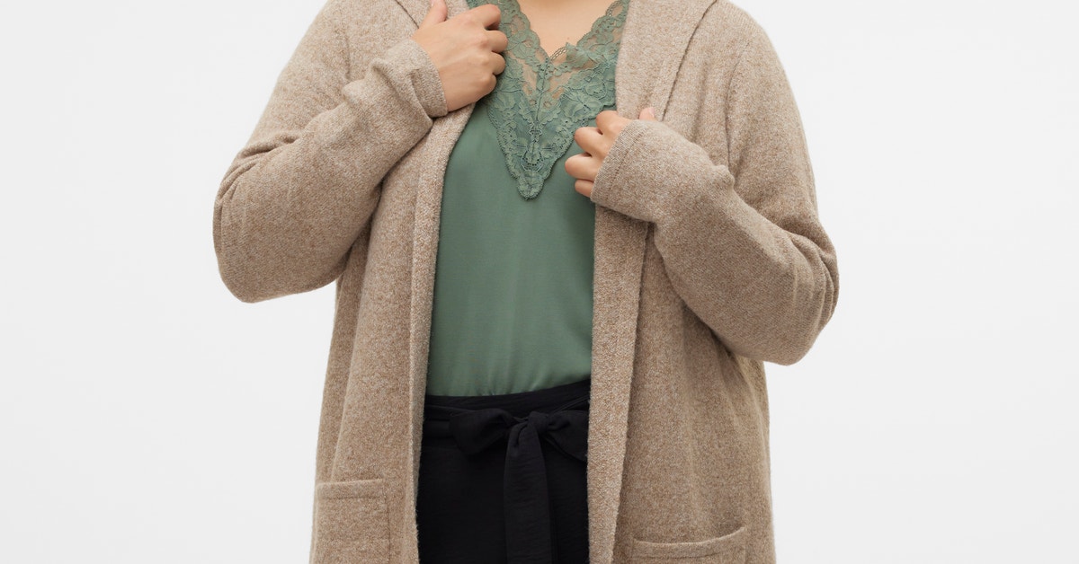 Vero Moda / Damen-Strick / VMDOFFY LS OPEN HOOD CARDIGAN GA NO