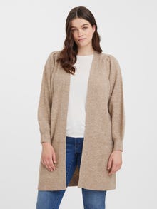 Vero Moda VMRUBELLEFILE Gebreid vest -Silver Mink - 10276495