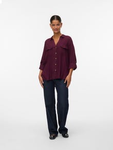 Vero Moda VMCBUMPY Skjorta -Winetasting - 10276694