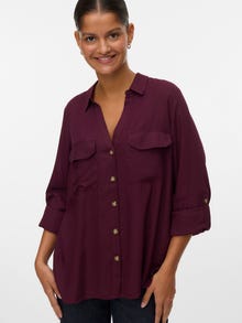 Vero Moda VMCBUMPY Shirt -Winetasting - 10276694