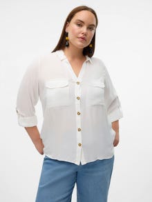 Vero Moda VMCBUMPY Chemises -Snow White - 10276694