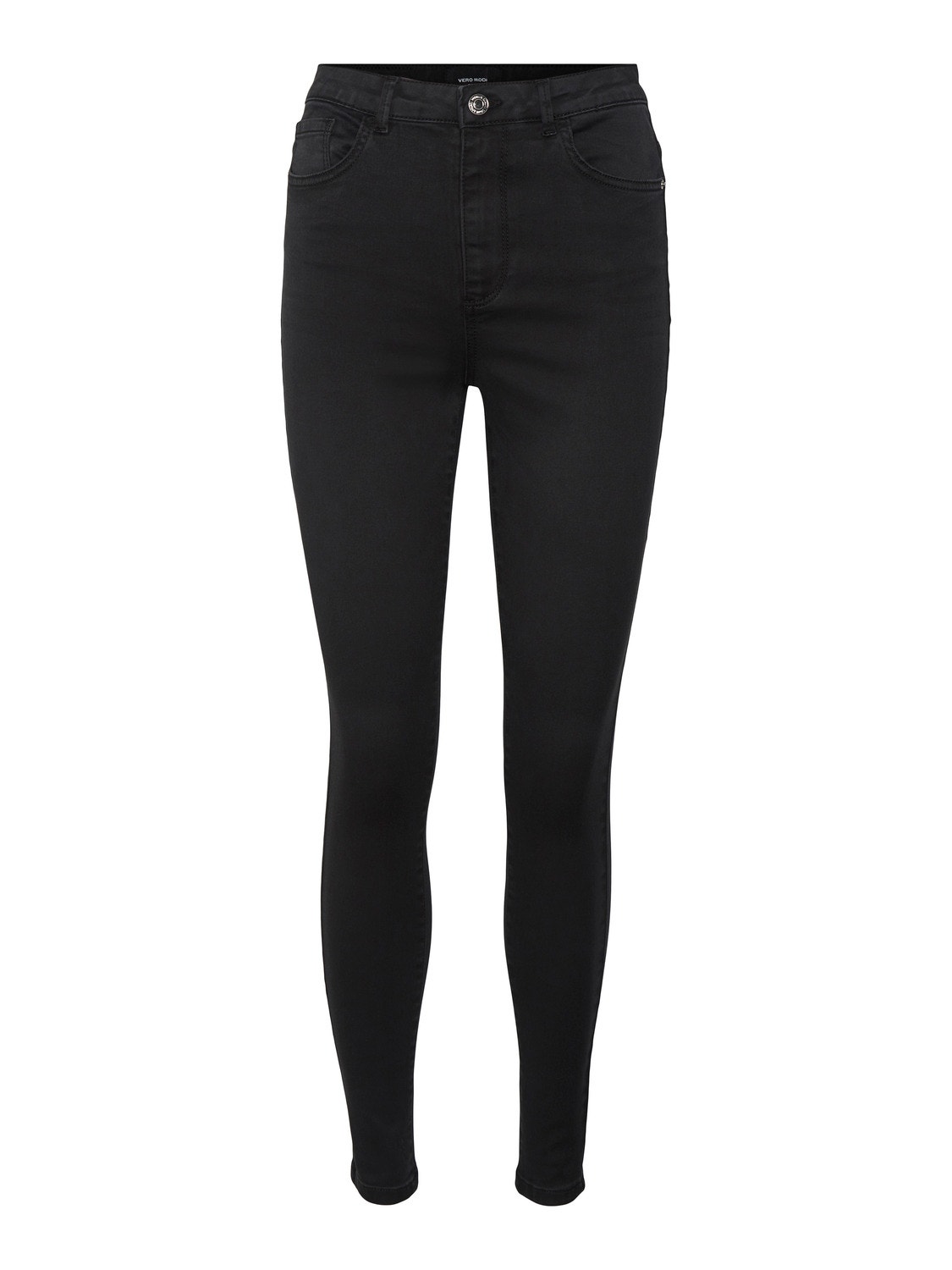 Vero Moda VMSOPHIA Taille haute Slim Fit Jeans -Black - 10276773