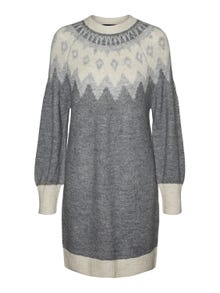 Vero Moda VMSIMONENEW Lång klänning -Medium Grey Melange - 10276881