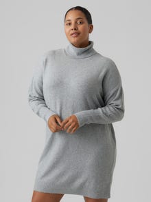 Vero Moda VMBRILLIANT Kort kjole -Light Grey Melange - 10276914