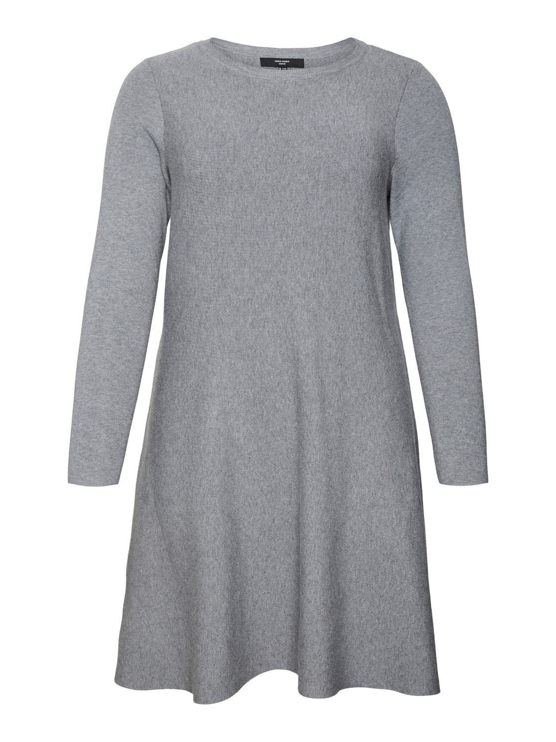 Vero Moda VMNANCY Kort kjole -Medium Grey Melange - 10276915