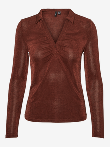 Vero Moda VMSLINKY Topp -Rum Raisin - 10276970