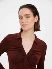 Vero Moda VMSLINKY Topp -Rum Raisin - 10276970