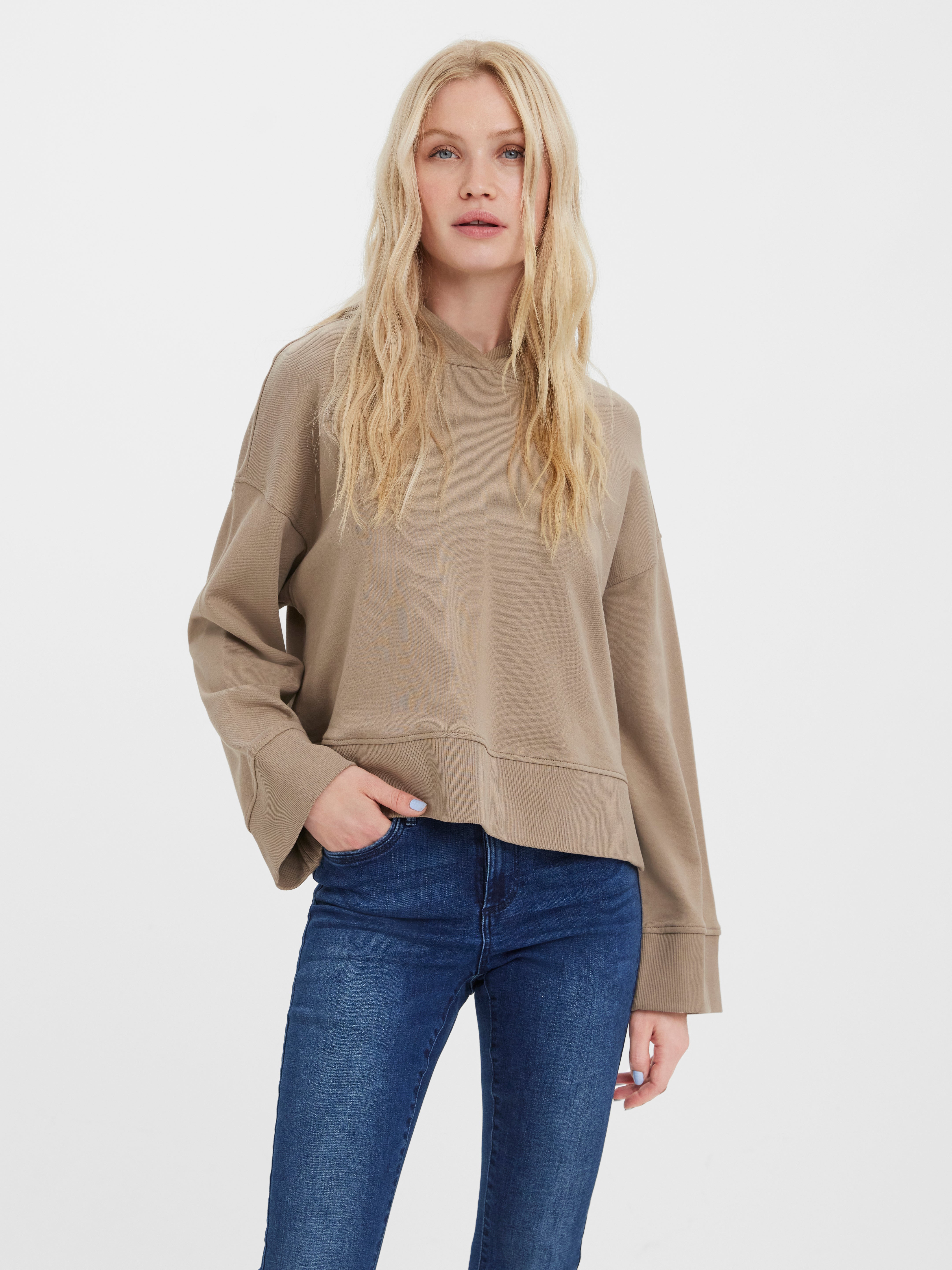 Zara Pullover DAMEN Pullovers & Sweatshirts Glitzer Rot/Beige L Rabatt 69 % 
