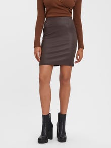 Vero Moda VMMILLY High waist Short Skirt -Coffee Bean - 10277058