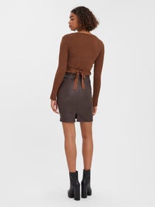 Vero Moda VMMILLY High waist Short Skirt -Coffee Bean - 10277058
