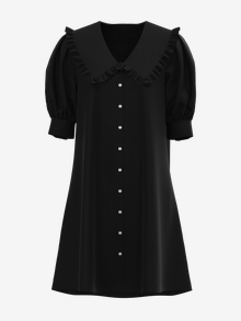 Vero Moda VMLUNA Long dress -Black - 10277127