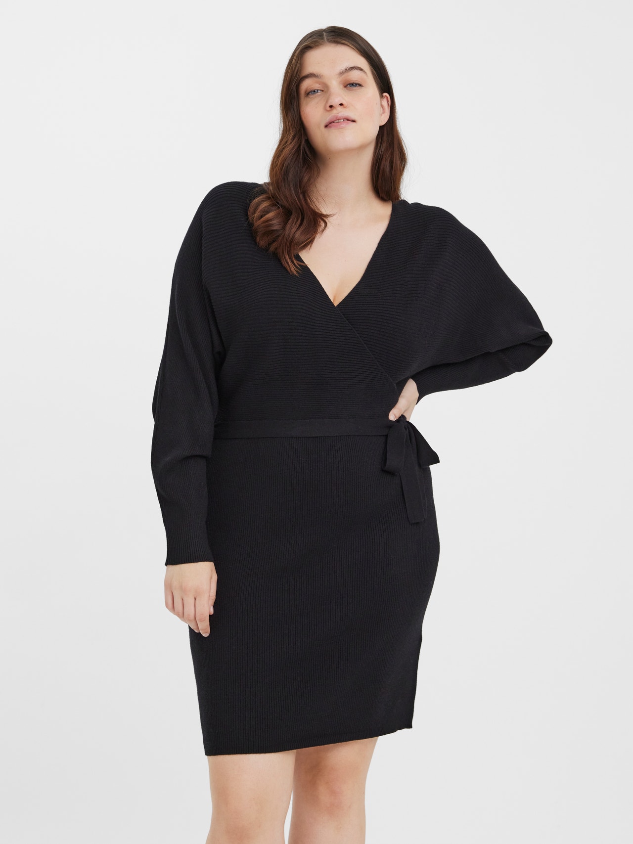 T. 12 (40) Noir Cardigan Boutonné Long Manche longue Tricot Fin Poches T. 12 (40) Noir Cardigan Boutonné Long Manche longue Tricot Fin Poches
