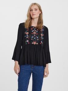 Vero Moda VMGINA Top -Black - 10277294