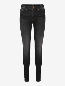 Vero Moda VMLUX Krój slim Jeans -Black - 10277368