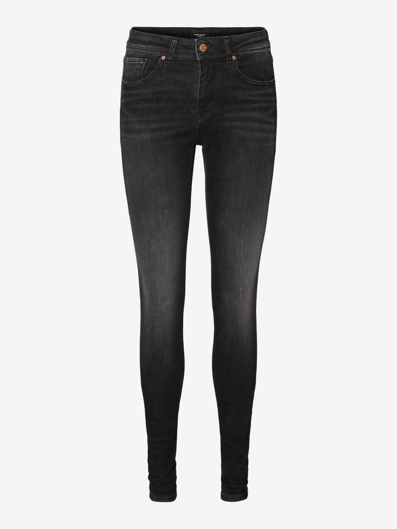 Vero Moda VMLUX Krój slim Jeans -Black - 10277368
