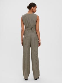 Vero Moda Laia jalaosaga lõige Keskmine vöökoht Püksid -Oatmeal - 10277420