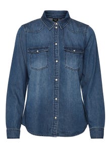 Vero Moda VMMARIA Skjorta -Medium Blue Denim - 10277523