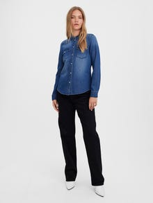 Vero Moda VMMARIA Overhemd -Medium Blue Denim - 10277523