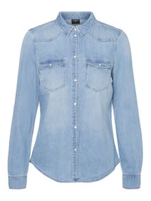 Vero Moda VMMARIA Hemd -Light Blue Denim - 10277523
