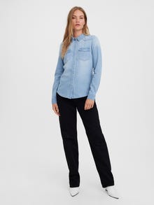 Vero Moda VMMARIA Hemd -Light Blue Denim - 10277523