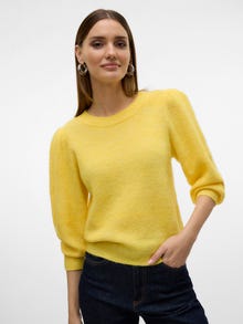 Vero Moda VMVIGGA Pullover -Lemon Drop - 10277742