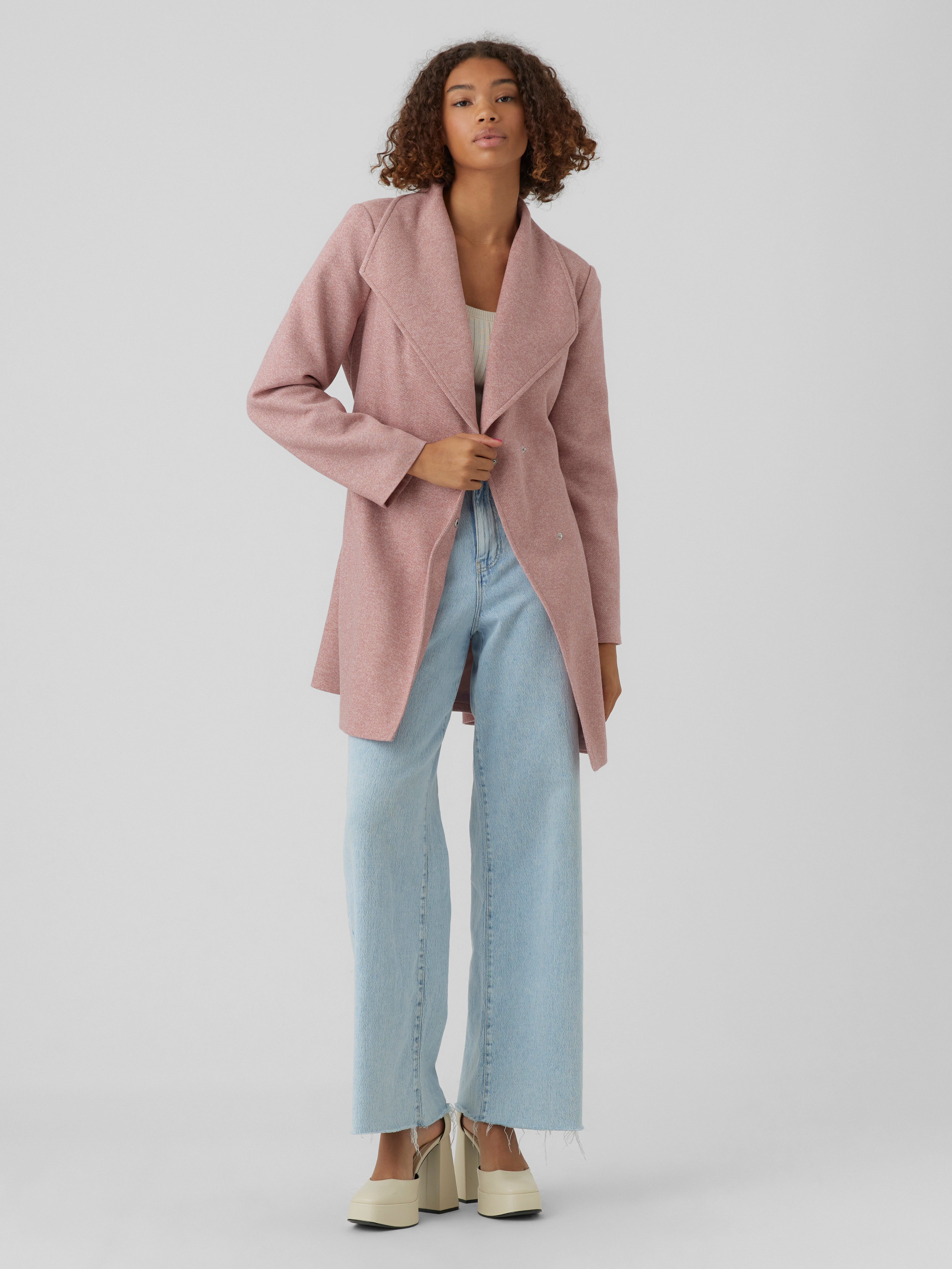 Vero moda sale pink coat