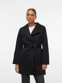 Vero Moda VMVERODONAVIVIAN Mantel -Black - 10278026