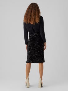 Vero Moda VMKADA High waist Lange rok -Black - 10278076