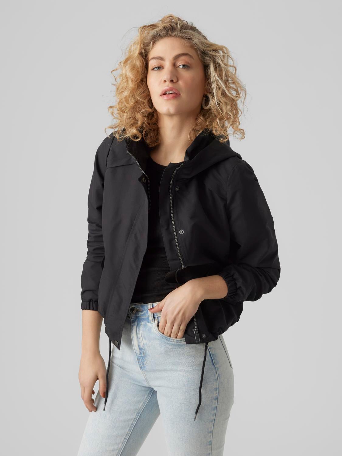 Vero moda cropped on sale hooded padded jacket