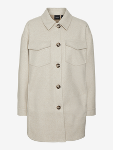 Vero Moda VMFORTUNEOLIVIA Jakke -Oatmeal - 10278271