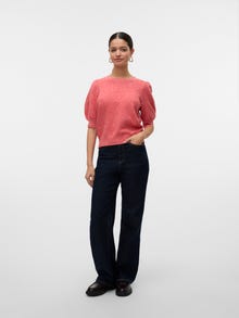 Vero Moda VMDOFFY Pullover -Fiery Red - 10278313