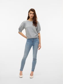 Vero Moda VMDOFFY Pull-overs -Light Grey Melange - 10278313