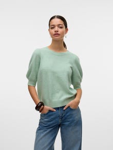 Vero Moda VMDOFFY Genser -Birds Egg Green - 10278313