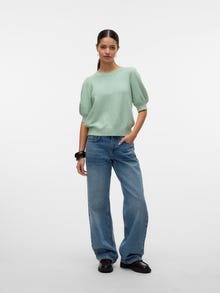 Vero Moda VMDOFFY Genser -Birds Egg Green - 10278313