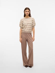 Vero Moda VMDOFFY Neulepuserot -Silver Mink - 10278313