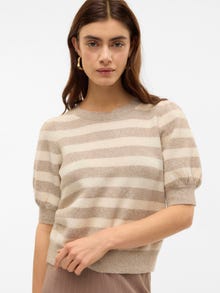 Vero Moda VMDOFFY Neulepuserot -Silver Mink - 10278313