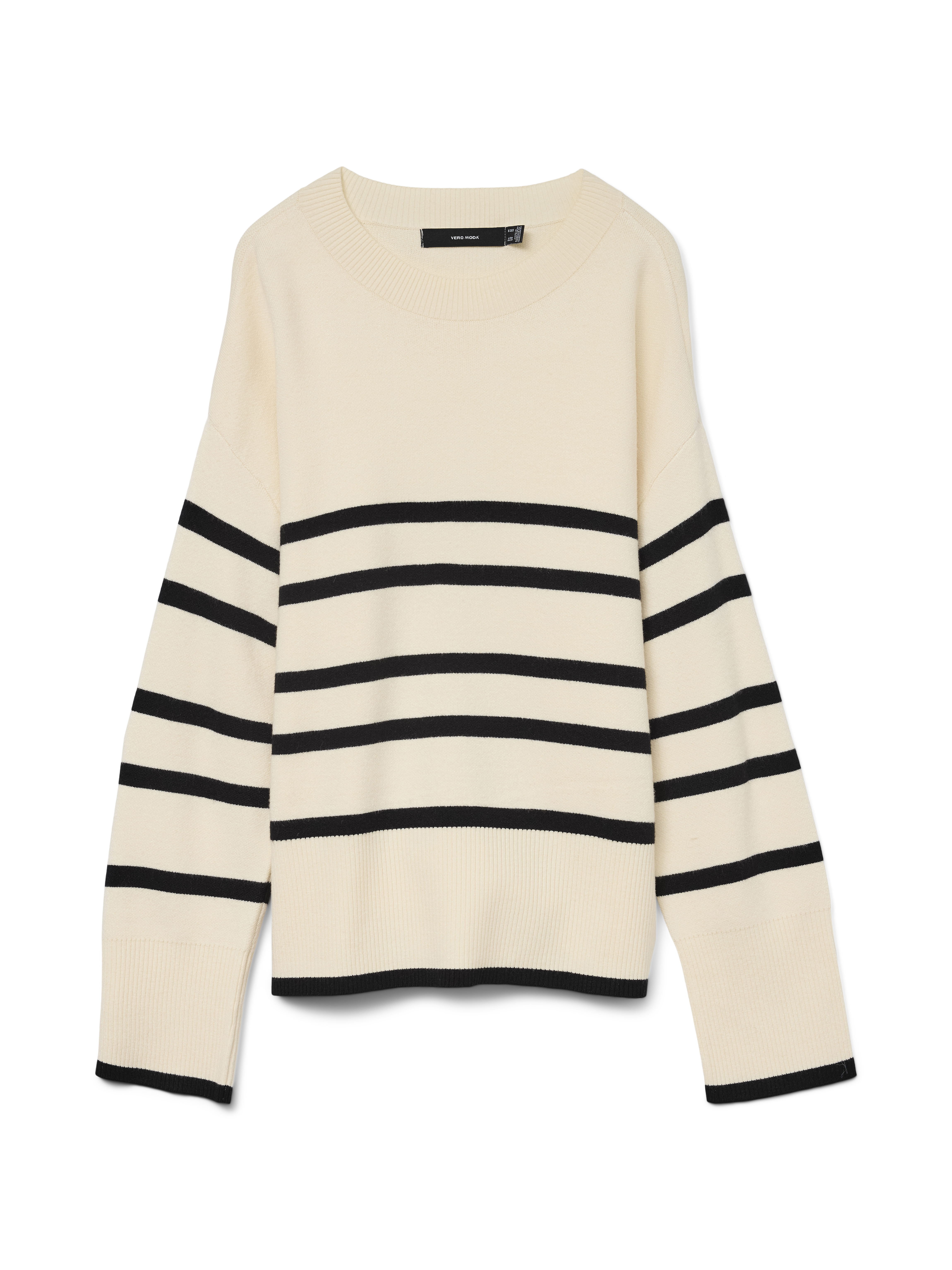 VERO MODA Mädchen Strickpullover - Langarm Pullover Mit Highneck Kragen