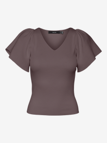 Vero Moda VMGINNY Pullover -Plum Truffle - 10278323