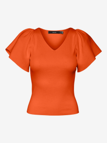 Vero Moda VMGINNY Pullover -Scarlet Ibis - 10278323