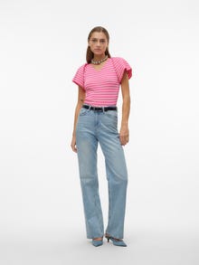 Vero Moda VMGINNY Trøje -Raspberry Sorbet - 10278323