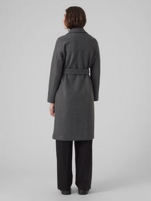Vero Moda VMFORTUNEAYA Coat -Dark Grey Melange - 10278330