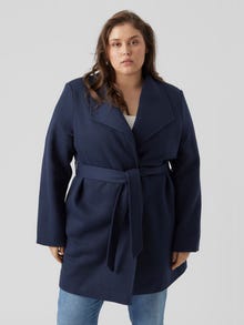 Vero Moda VMVERODONAVIVIAN Płaszcz -Navy Blazer - 10278571