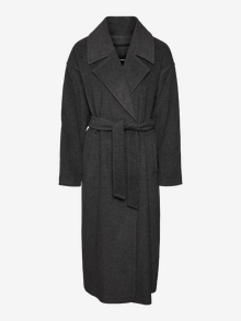 Vero Moda VMLOUI Mantel -Dark Grey Melange - 10278581