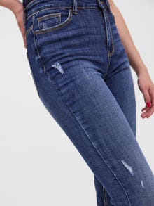 Vero Moda VMSIGA High rise Skinny fit Jeans -Dark Blue Denim - 10278601