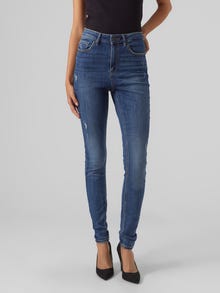 Vero Moda VMSOPHIA Taille haute Skinny Fit Jeans -Dark Blue Denim - 10278603