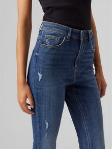 Vero Moda VMSOPHIA Hohe Taille Skinny Fit Jeans -Dark Blue Denim - 10278603